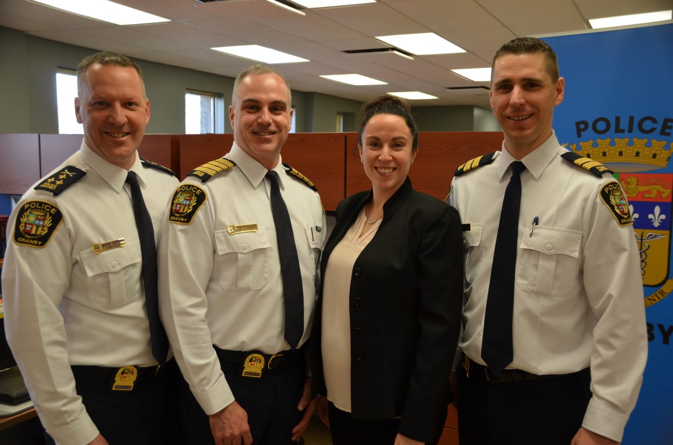 Service de police de Granby une première policière chez les cadres