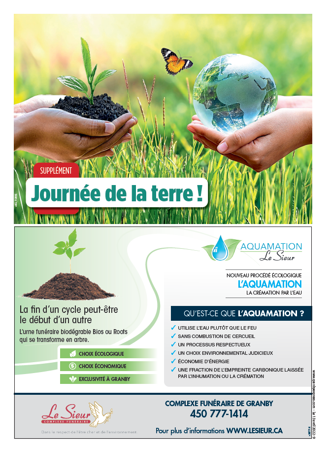 13 avril 2022 - Journée de la Terre - Le Granby Express