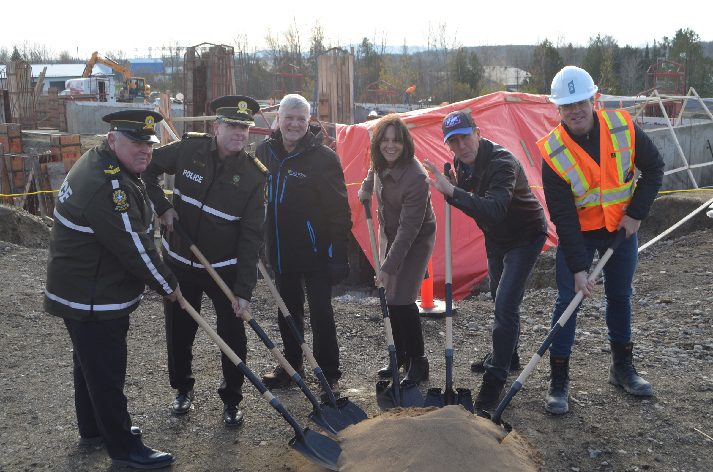 HauteYamaska c'est parti pour la construction du futur poste de la SQ Le Granby Express