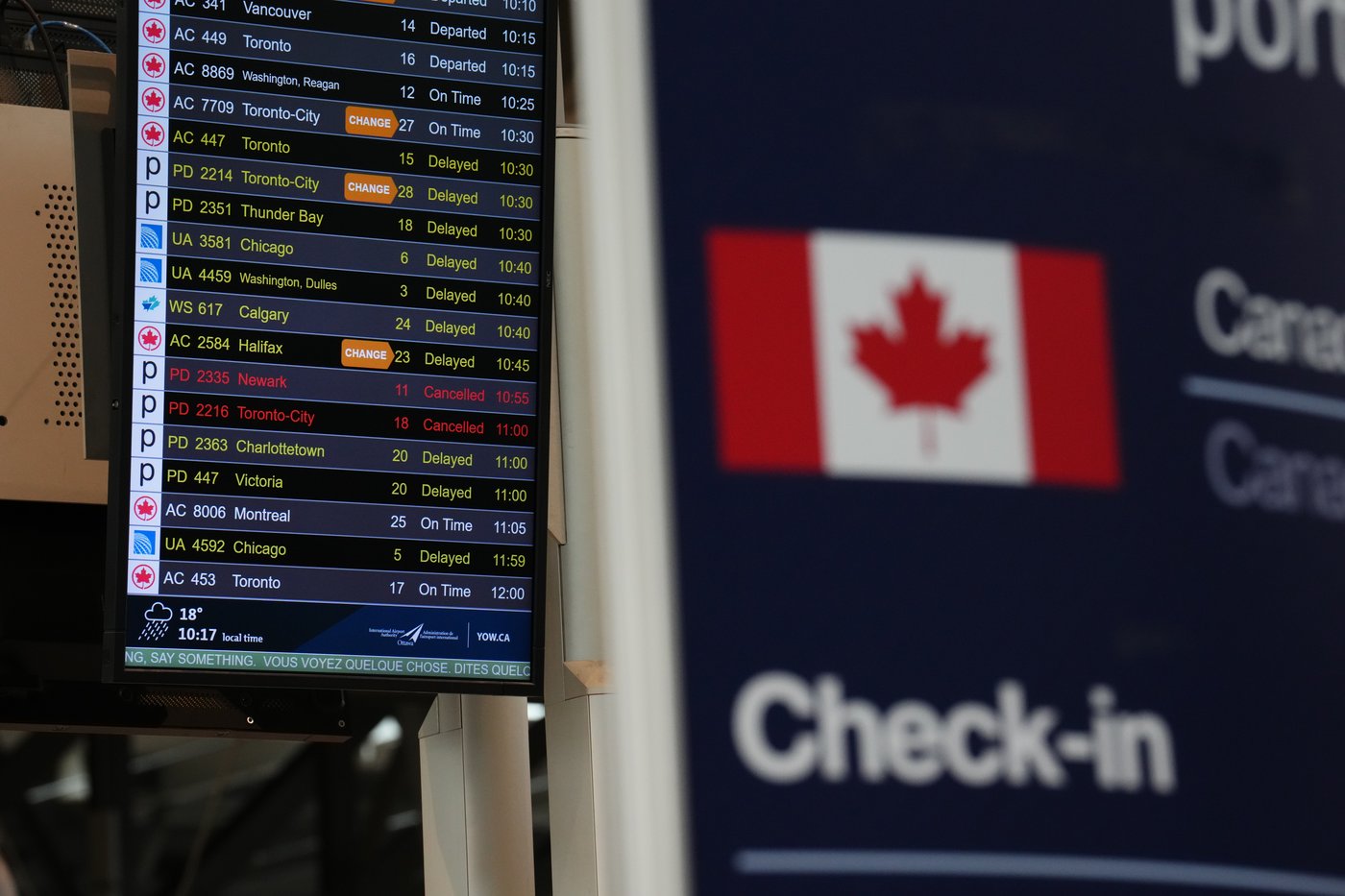 Froid extrême au Québec : pannes d  électricité et vols annulés